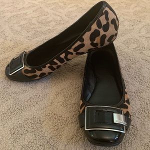 Calvin Klein Cheetah Print Flats Size 6.5